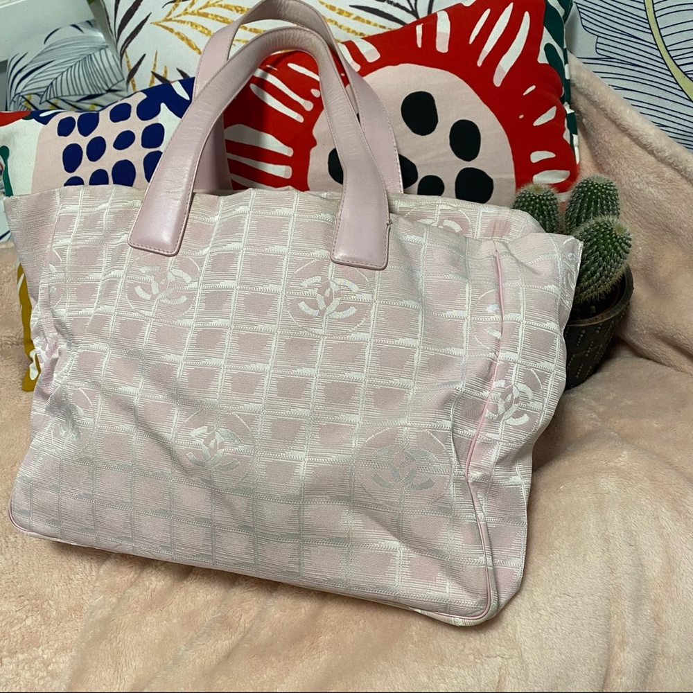 Chanel Travel Line Tote Pink